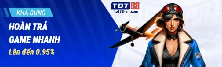 Hình ảnh banner khuyến mãi hoàn trả tiền cược nổ hũ tại V99 Hiện Đang Mở